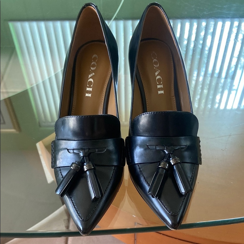 COACH loafer pumps